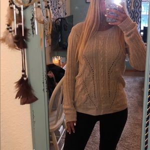 Cream Knit Sweater